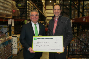 TD Bank donates to Vermont Foodbank