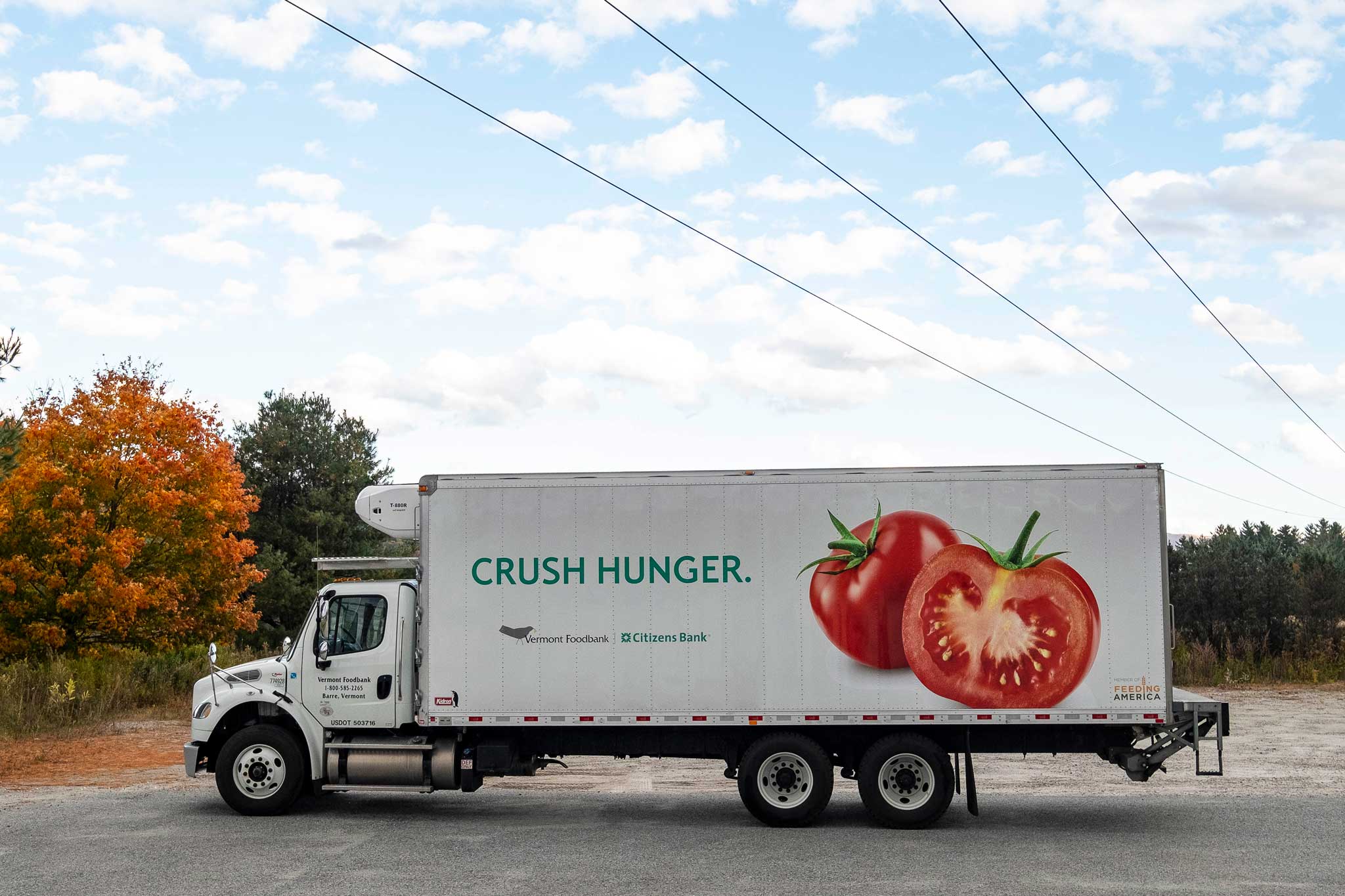 Photo of new Citizens Bank sponsored truck.