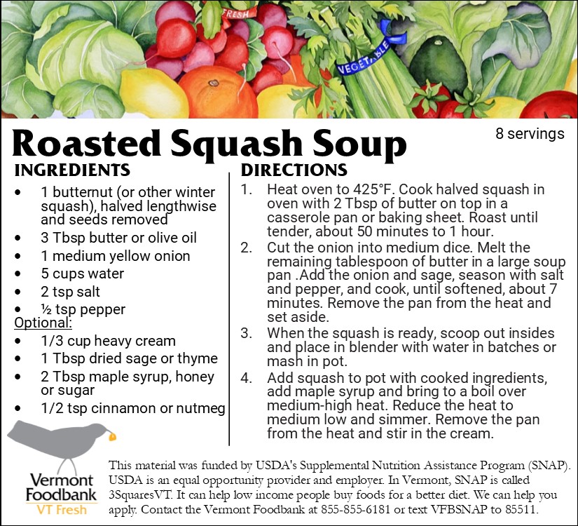 Roasted Squash Soup Recipe