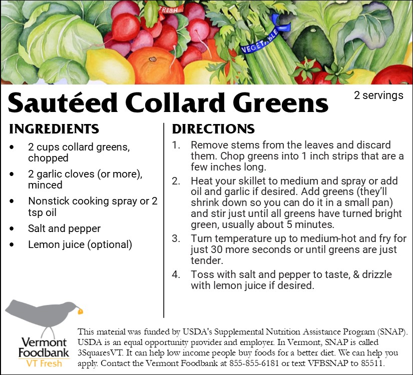 recipe for sautéed collard greens