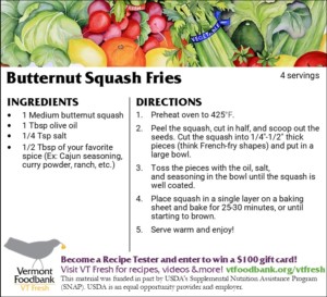 Photo of recipe for butternut squash fries