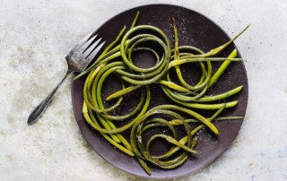Photo of Grilled Garlic Scapes