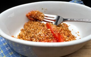 Picture of Photo of Panko Crusted Baked Tomato Slices