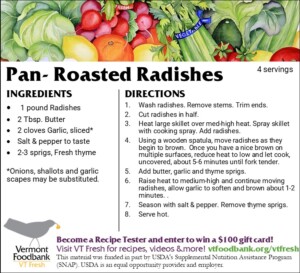 Photo of a Recipe of Pan-Roasted Radishes