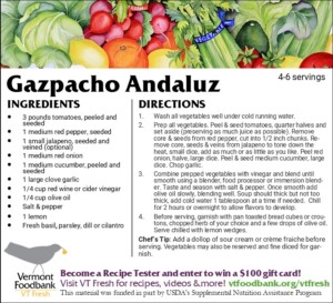 Photo of a recipe of Gazpacho Andaluz