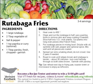 Photo of Recipe for Rutabaga Fries