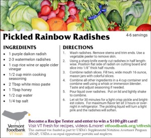 Photo of Recipe of Pickled Rainbow Radishes