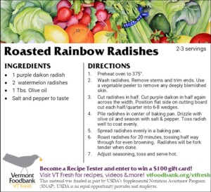 Photo of a recipe of Roasted Rainbow Radishes