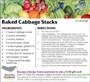 Photo of Recipe for Baked Cabbage Stacks