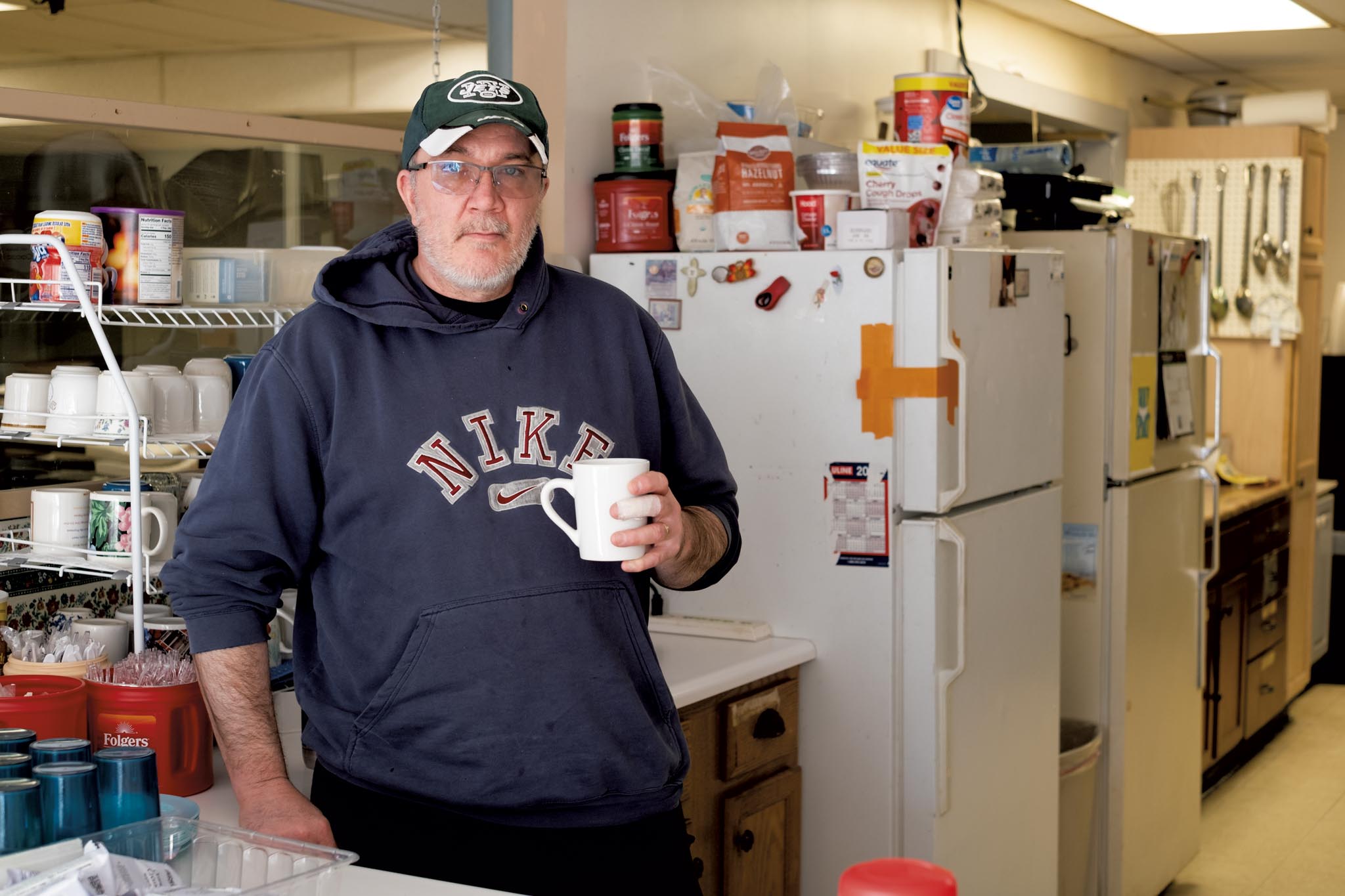 Michael is the cook at Mustard Seed Soup Kitchen in St. Johnsbury.